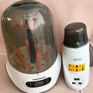 Baby Brezza Bottle Sterilizer and Dr Brown’s bottle warmer